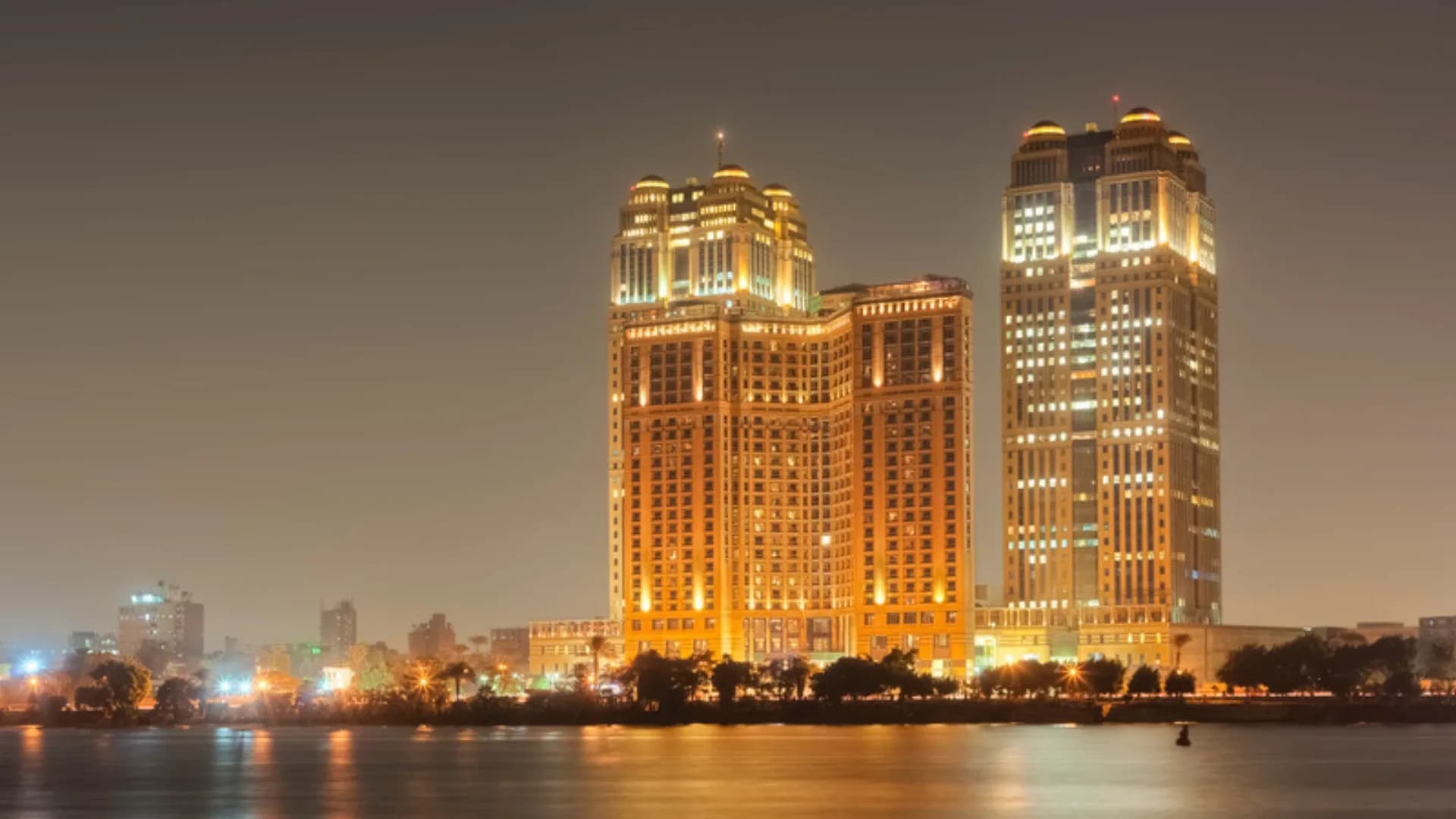 The Nile City Towers on the Nile in Cairo